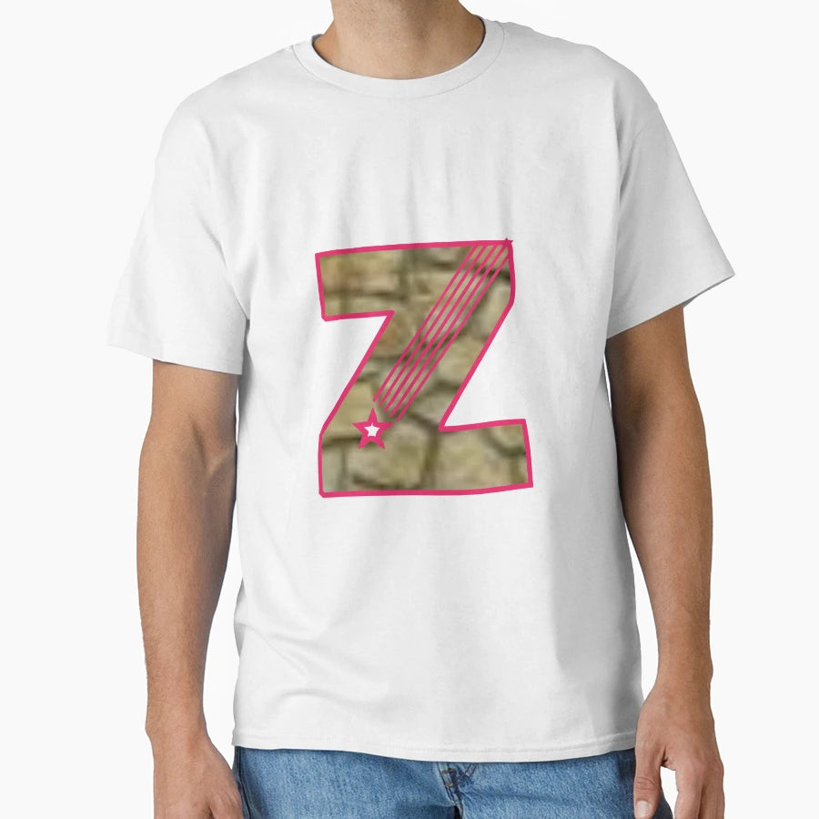 Z Letter T-Shirt - Casual Everyday Wear for Adults - T-Shirt, Sweatshirt, Hoodie