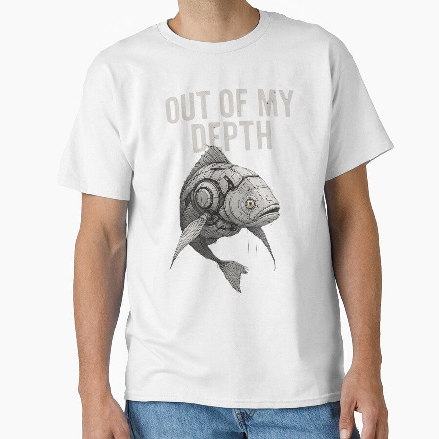 Out Of My Depth Travel With Glen Signature Portrait - Adult & Kids T-Shirts, Sweatshirts & Hoodies apparel design preview 1