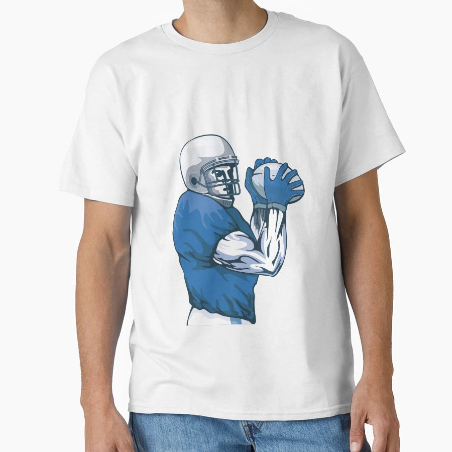 Football Player T-Shirt - Streetwear Style Unisex - T-Shirt, Sweatshirt, Hoodie