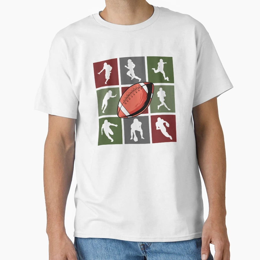 Pop Artistic American Football T-Shirt - Custom Art Print for Adults - T-Shirt, Sweatshirt, Hoodie