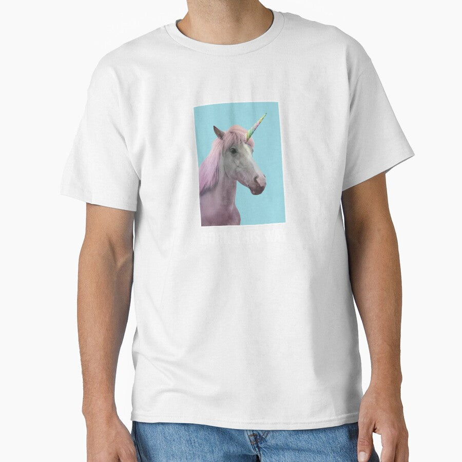 Born This Way Unique Unicorn by alchemytree - Adult & Kids T-Shirts, Sweatshirts & Hoodies apparel design preview 1