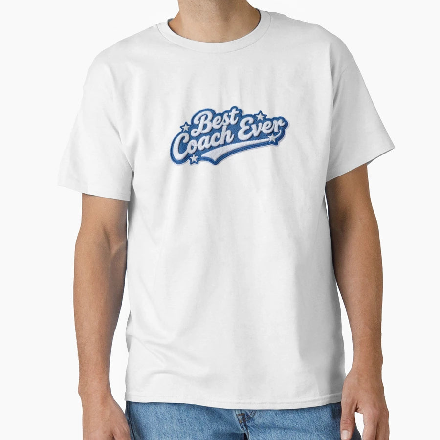 Best Coach Badge T-Shirt - Unique Graphic Men Women - T-Shirt, Sweatshirt, Hoodie