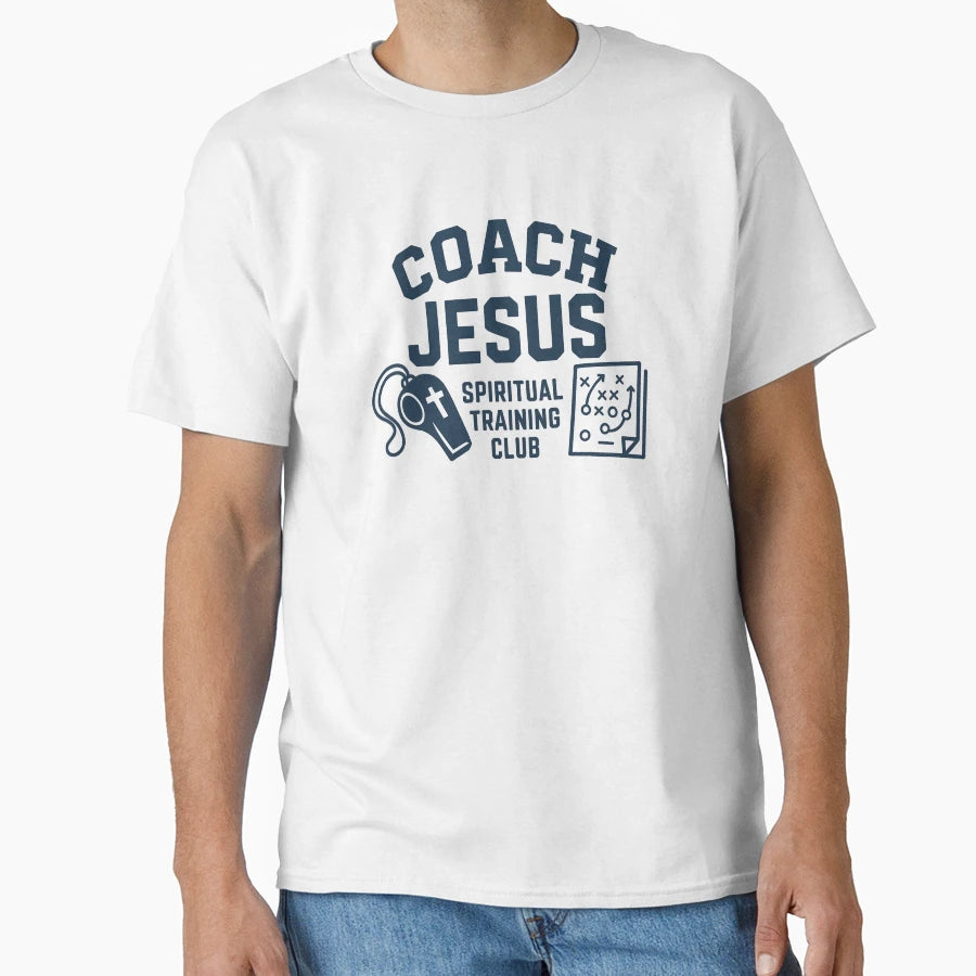 Coach Jesus Spiritual Training Club T-Shirt - Streetwear Style for Adults - T-Shirt, Sweatshirt, Hoodie