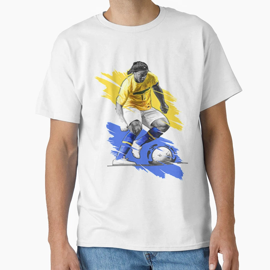 Ronaldinho T-Shirt - Minimalist Print for Adults - T-Shirt, Sweatshirt, Hoodie