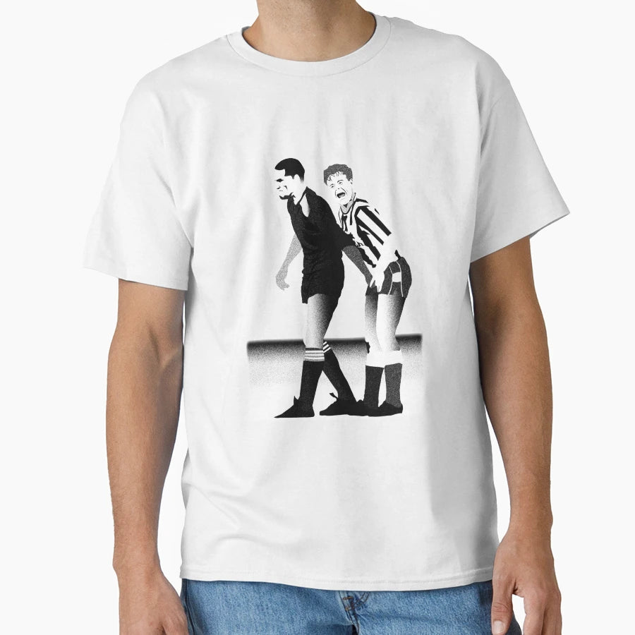 Gazza And Vinnie Jones Infamous T-Shirt - Novelty Apparel for Adults - T-Shirt, Sweatshirt, Hoodie