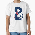 Beautiful Game Football Monogram B T-Shirt - Novelty Apparel Unisex - T-Shirt, Sweatshirt, Hoodie