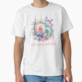 SELF CARE IS LOVE, FLORAL BUTTERFLY MENTAL HEALTH - Adult & Kids T-Shirts, Sweatshirts & Hoodies apparel design preview 1