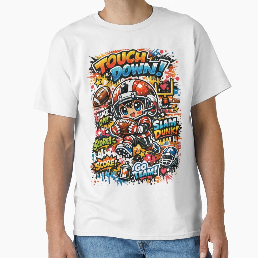 Dribble Dreamer Kawaii Graffiti T-Shirt - Unique Graphic Men Women - T-Shirt, Sweatshirt, Hoodie