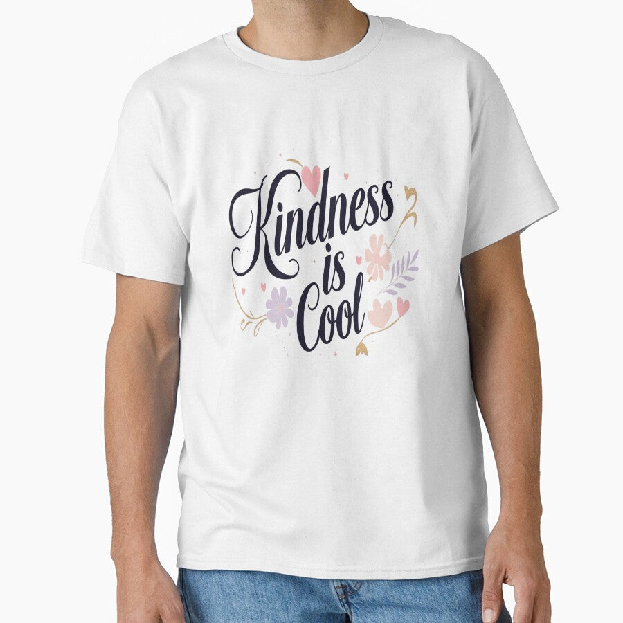 Kindness Is Cool Inspirational Positive Message for - Adult & Kids T-Shirts, Sweatshirts & Hoodies apparel design preview 1
