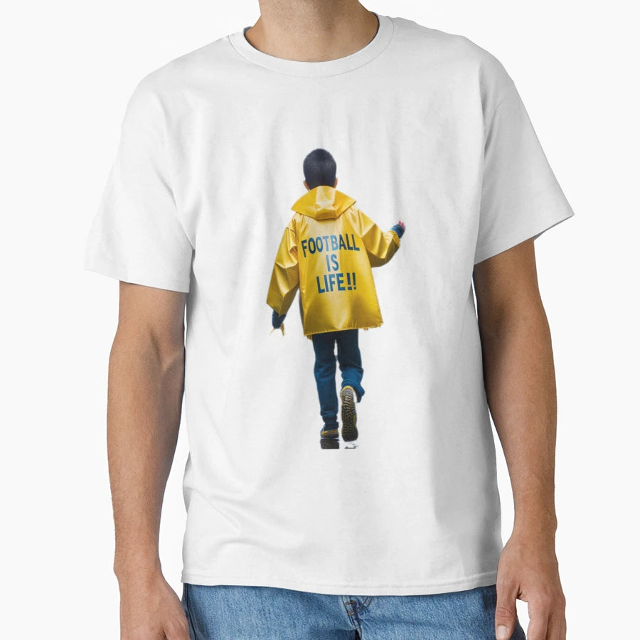Football Is Whole Life T-Shirt - Minimalist Print Men Women - T-Shirt, Sweatshirt, Hoodie