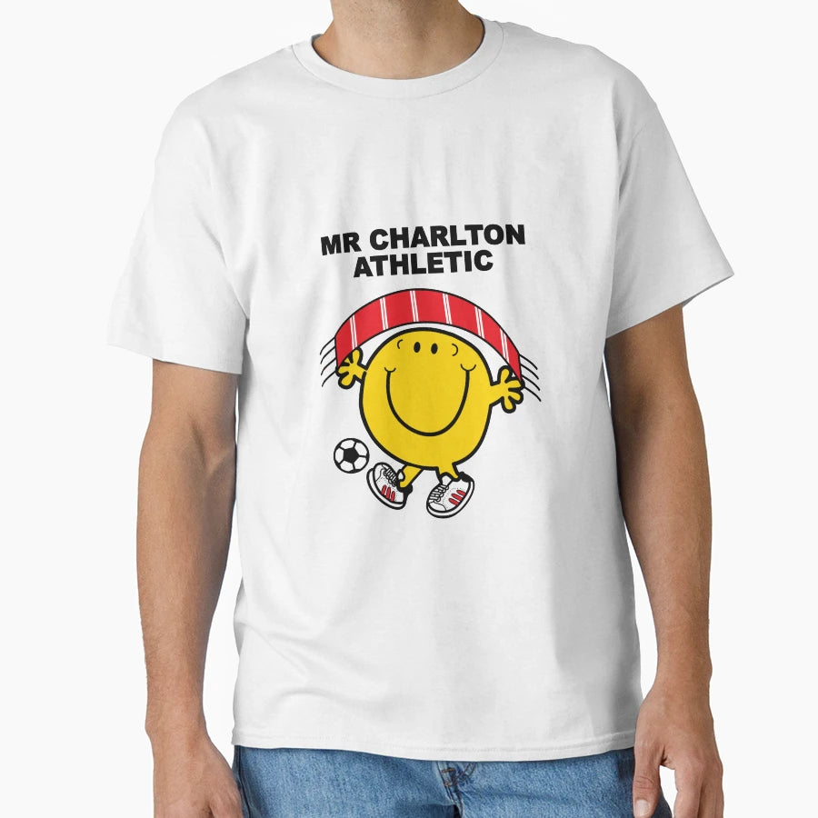 Mr Charlton Athletic Football T-Shirt - Custom Art Print Unisex - T-Shirt, Sweatshirt, Hoodie