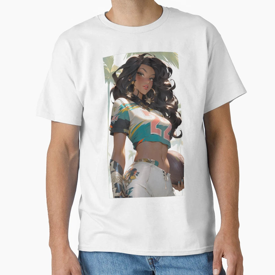 American Football Player T-Shirt - Trendy Graphic for Adults - T-Shirt, Sweatshirt, Hoodie
