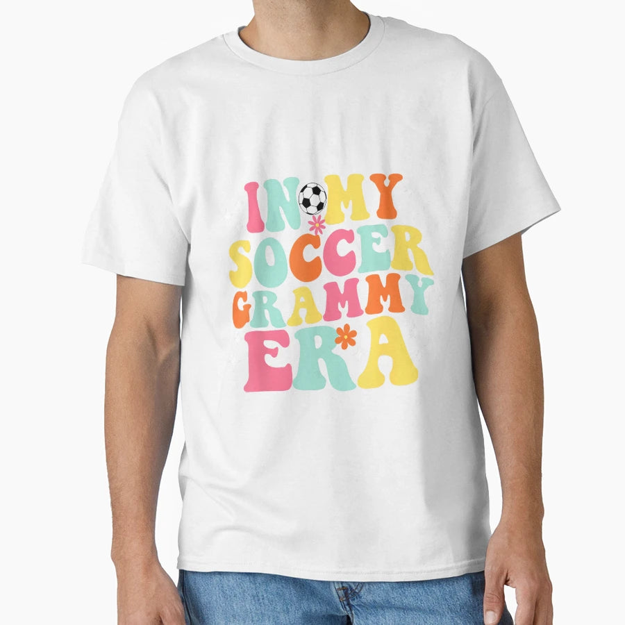 My Soccer Grammy Era Game Day Groovy T-Shirt - Graphic Print for Adults - T-Shirt, Sweatshirt, Hoodie