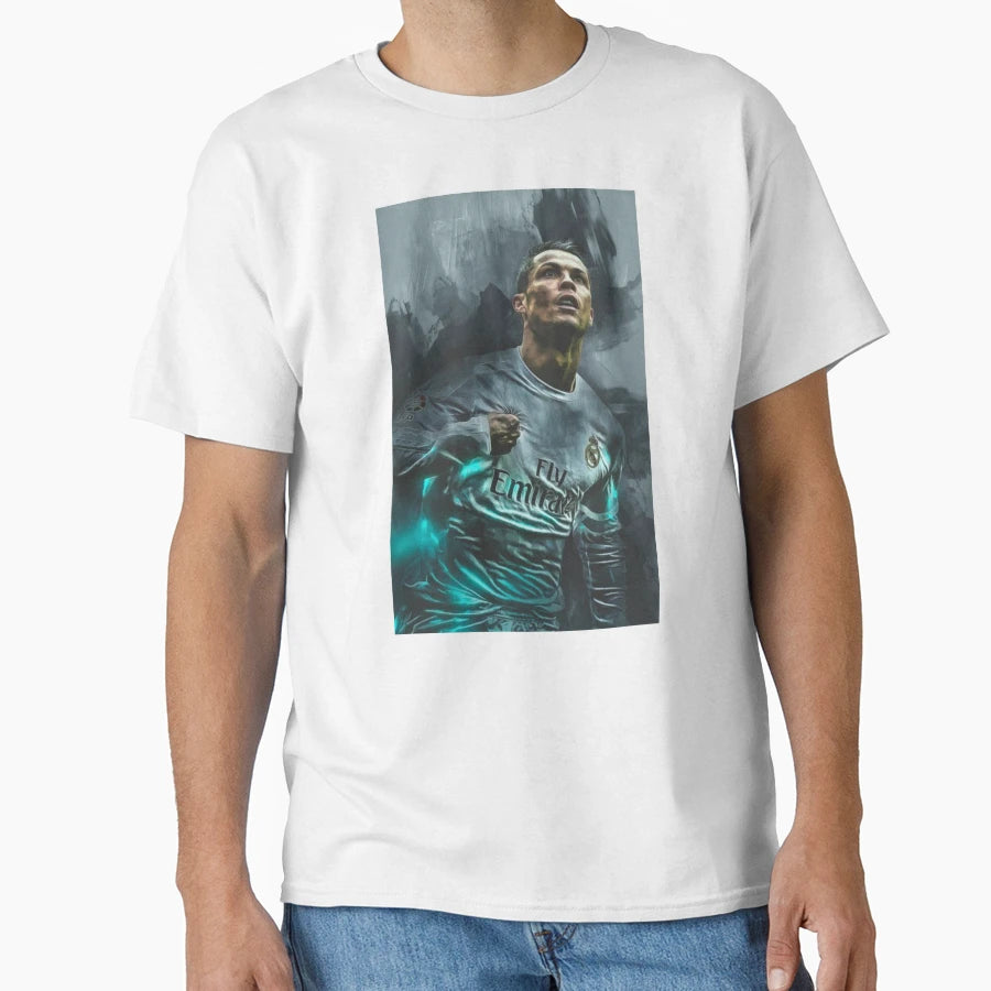 Cristiano Ronaldo Iphone Case T-Shirt - Custom Art Print Men Women - T-Shirt, Sweatshirt, Hoodie