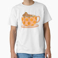 Happy Capybara in Yuzu Bath Tea by chrispy doodles - Adult & Kids T-Shirts, Sweatshirts & Hoodies apparel design preview 1