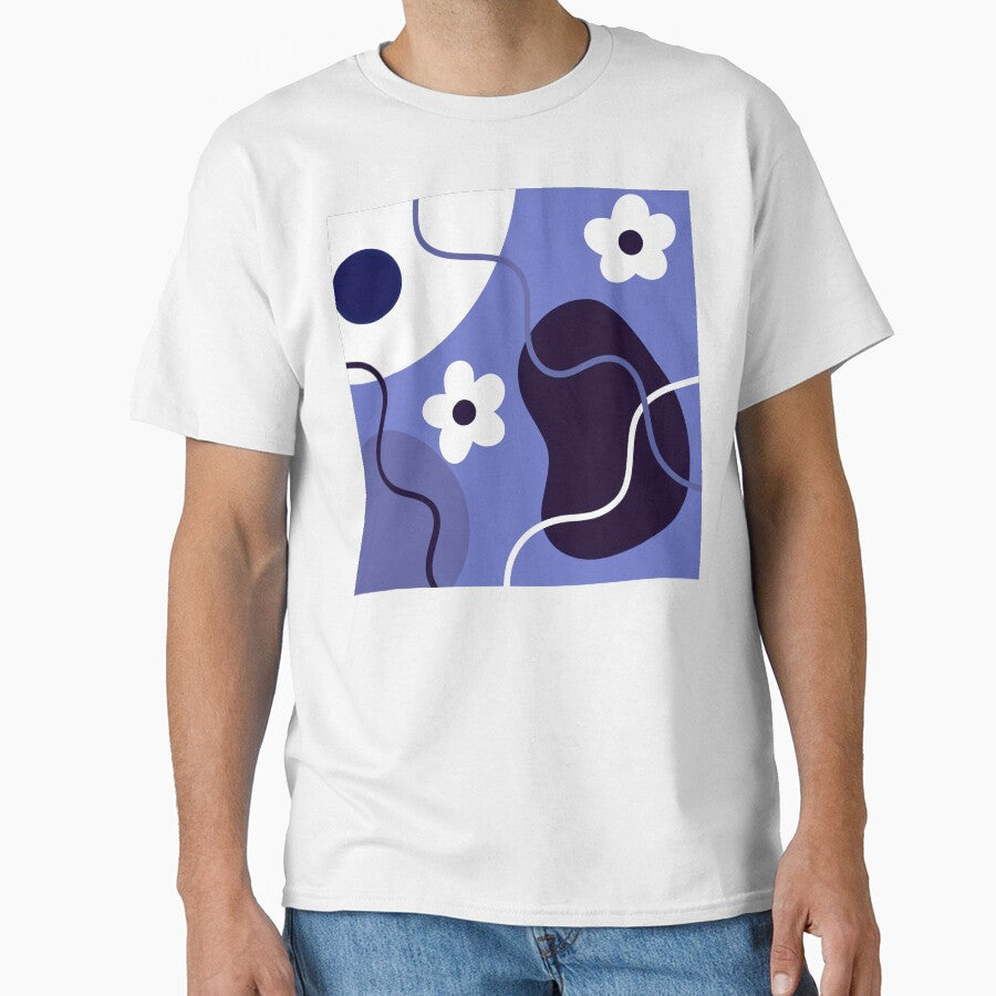 Boho Blue Whimsical Nature by Sartoris Art - Adult & Kids T-Shirts, Sweatshirts & Hoodies apparel design preview 1
