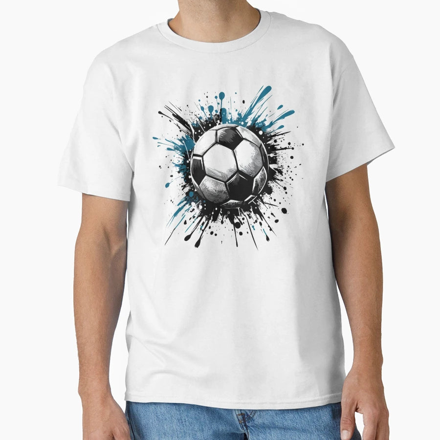 Football Soccer Game Day Street Art T-Shirt - Novelty Apparel for Adults - T-Shirt, Sweatshirt, Hoodie