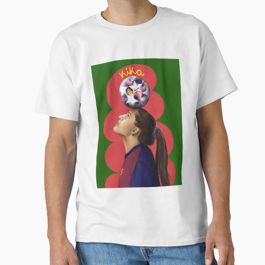 Kika Nazareth Fc Barcelona T-Shirt - Minimalist Print Men Women - T-Shirt, Sweatshirt, Hoodie