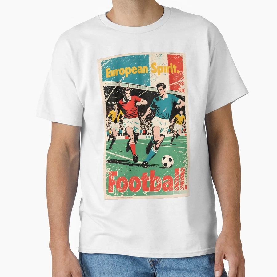 European Spirit Football Rivalry T-Shirt - Graphic Print Men Women - T-Shirt, Sweatshirt, Hoodie