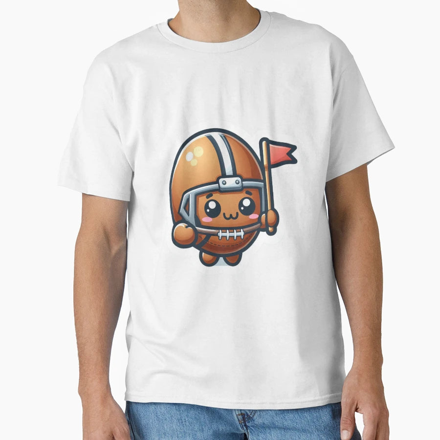 American Football Mascot 4 T-Shirt - Unique Graphic for Adults - T-Shirt, Sweatshirt, Hoodie