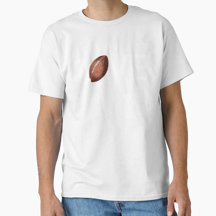 American Football Lover Game Day T-Shirt - Minimalist Print Unisex - T-Shirt, Sweatshirt, Hoodie