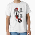 Football Training Player Ball T-Shirt - Minimalist Print Men Women - T-Shirt, Sweatshirt, Hoodie