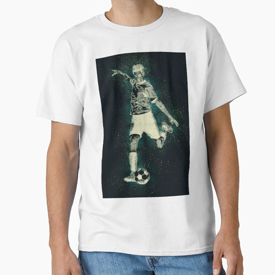 Abstract Football Player Artwork All T-Shirt - Novelty Apparel Men Women - T-Shirt, Sweatshirt, Hoodie