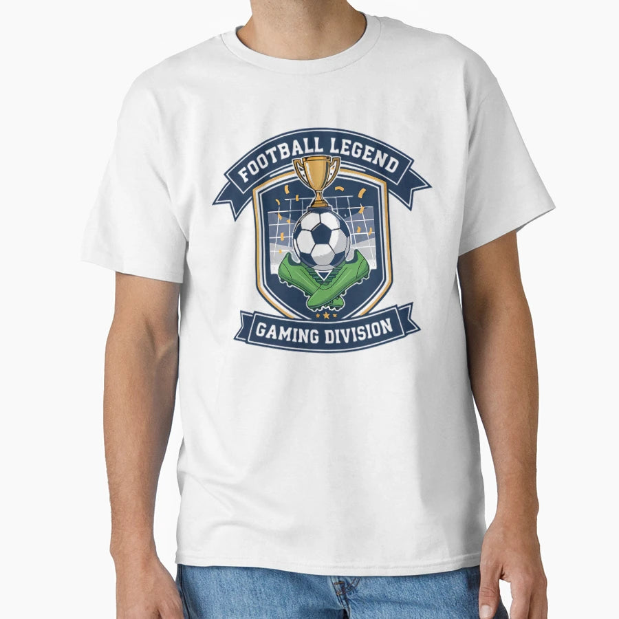 Football Legend Gaming Division T-Shirt - Casual Everyday Wear Men Women - T-Shirt, Sweatshirt, Hoodie
