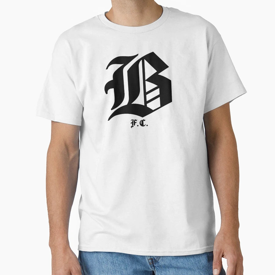 Bay F C Black Font T-Shirt - Aesthetic Graphic for Adults - T-Shirt, Sweatshirt, Hoodie