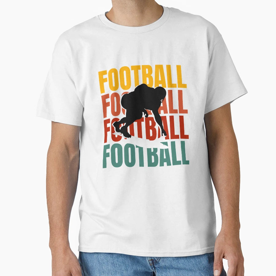 Football T-Shirt - Graphic Print Unisex - T-Shirt, Sweatshirt, Hoodie