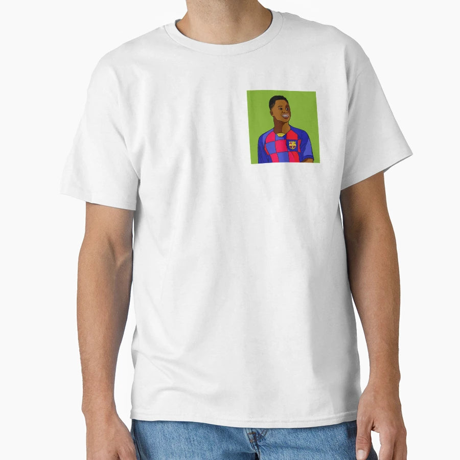Ansu Fati Soccer Star T-Shirt - Casual Everyday Wear for Adults - T-Shirt, Sweatshirt, Hoodie