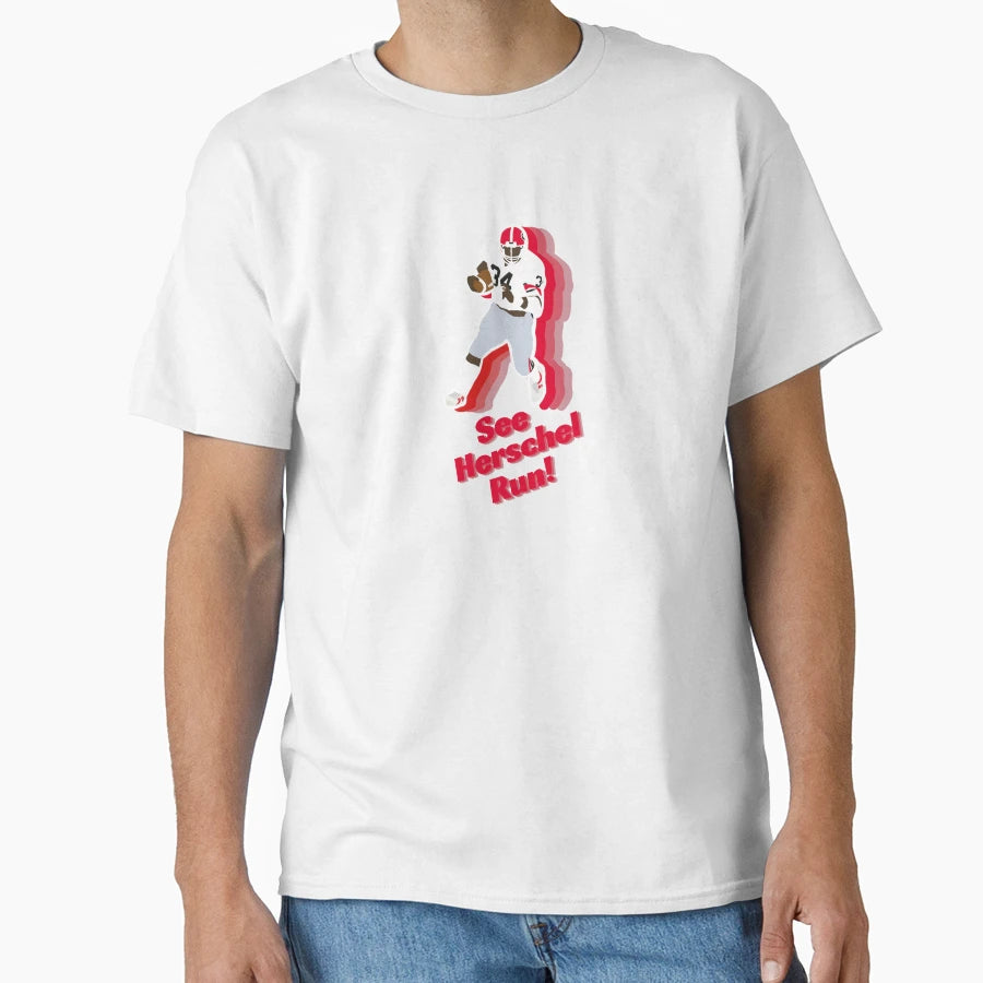 See Herschel Run T-Shirt - Trendy Graphic for Adults - T-Shirt, Sweatshirt, Hoodie