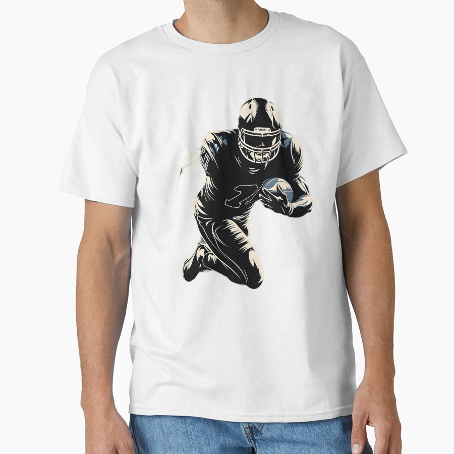 American Football Black Stripes No 7 T-Shirt - Aesthetic Graphic Men Women - T-Shirt, Sweatshirt, Hoodie