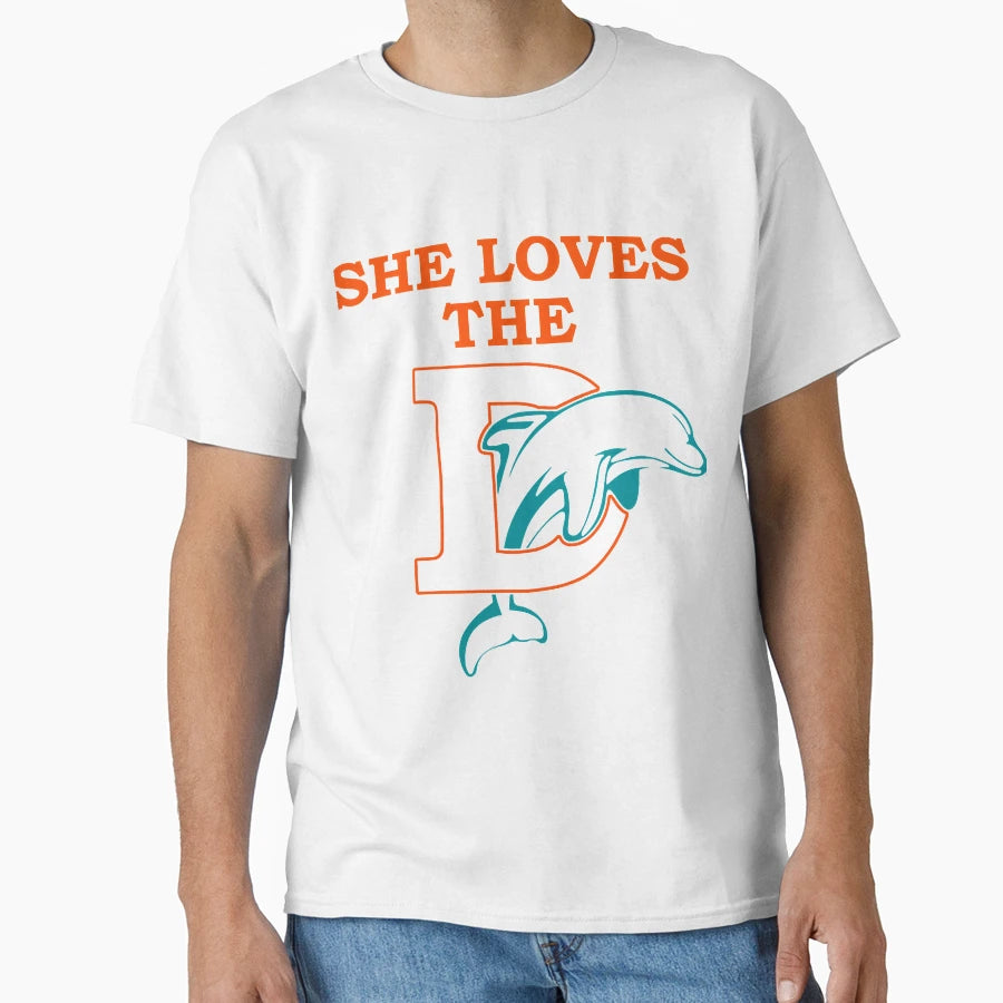 Miami Football Sunny She Loves T-Shirt - Fun Novelty Design Men Women - T-Shirt, Sweatshirt, Hoodie