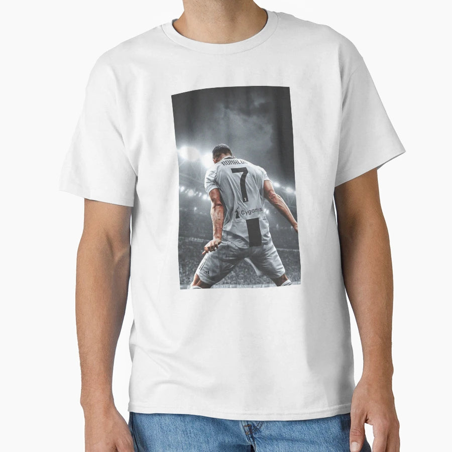 Cristiano Ronaldo Fantastic Player T-Shirt - Minimalist Print for Adults - T-Shirt, Sweatshirt, Hoodie