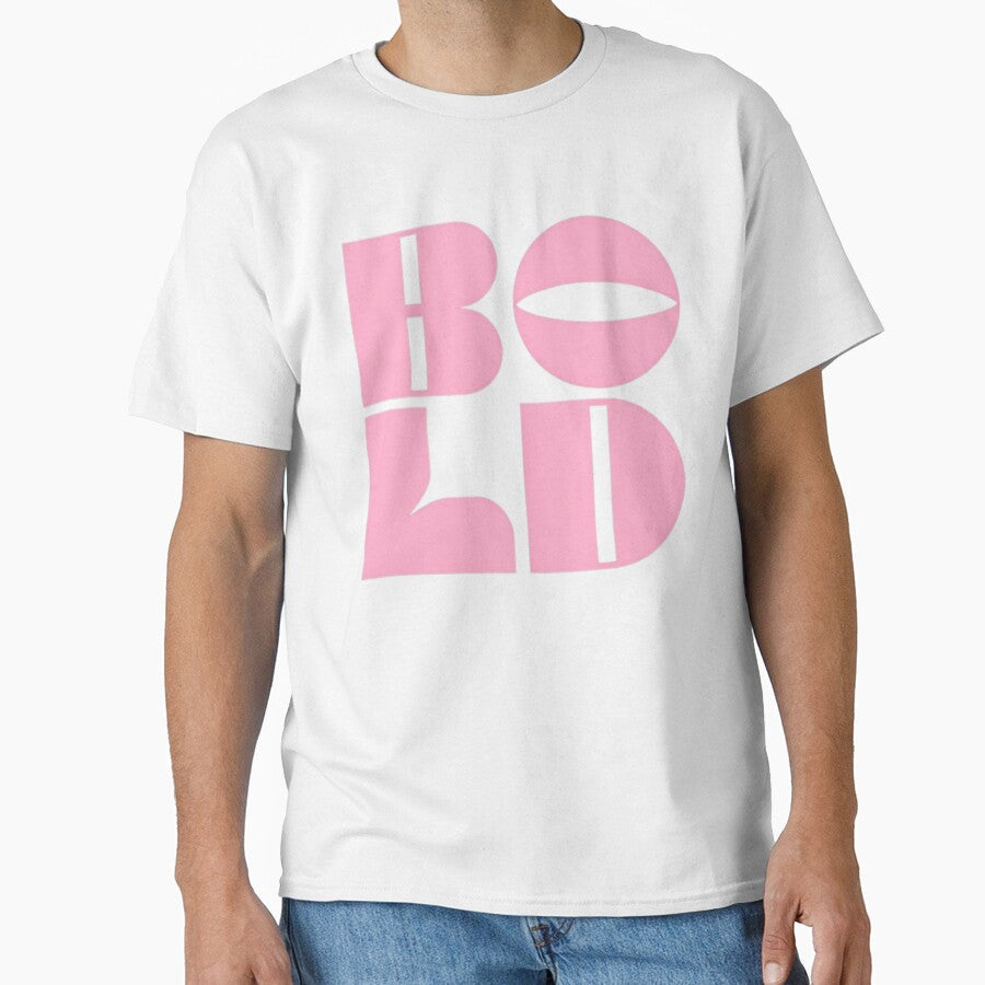Bold Pink Typography Minimalist Design by - Adult & Kids T-Shirts, Sweatshirts & Hoodies apparel design preview 1