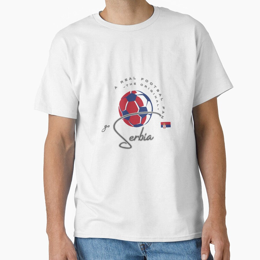 Serbia. National Football Team. fan. The Original. by - Adult & Kids T-Shirts, Sweatshirts & Hoodies apparel design preview 1