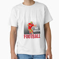 Football Lover American Football Player T-Shirt - Trendy Graphic for Adults - T-Shirt, Sweatshirt, Hoodie