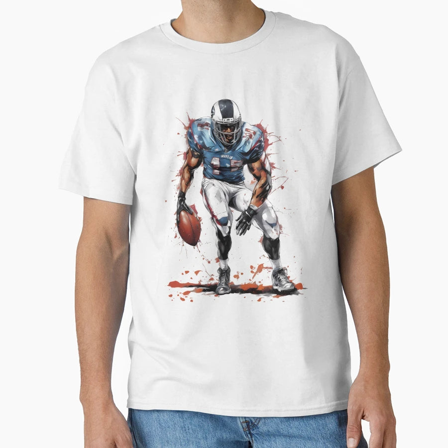 American Football Linebacker T-Shirt - Graphic Print for Adults - T-Shirt, Sweatshirt, Hoodie