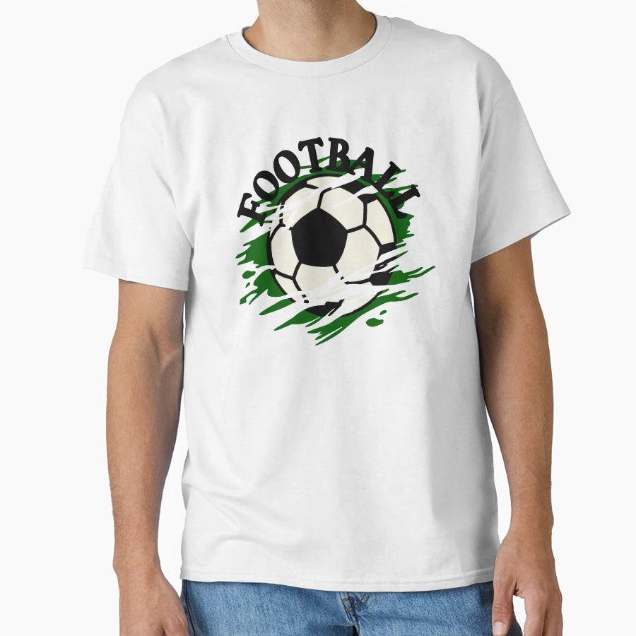 I Love Football Soccer T-Shirt - Aesthetic Graphic Men Women - T-Shirt, Sweatshirt, Hoodie