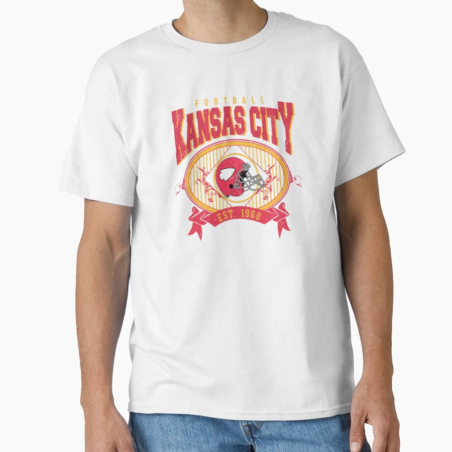 Kansas City Football T-Shirt - Unique Graphic Unisex - T-Shirt, Sweatshirt, Hoodie