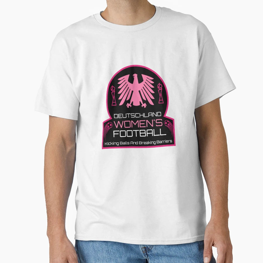 German Womens Football Soccer T-Shirt - Fun Novelty Design for Adults - T-Shirt, Sweatshirt, Hoodie