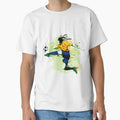 Soccer Footballer Ball Action T-Shirt - Minimalist Print Men Women - T-Shirt, Sweatshirt, Hoodie