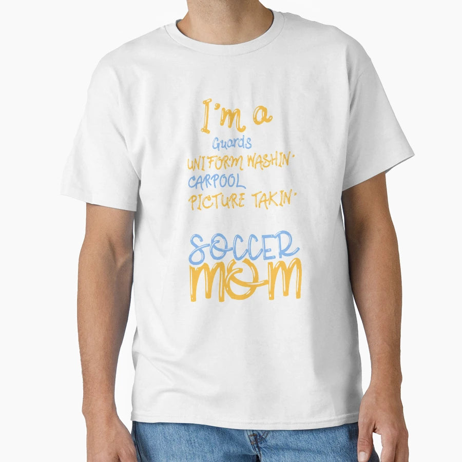 Proud Soccer Mom Always Cheerin T-Shirt - Casual Everyday Wear for Adults - T-Shirt, Sweatshirt, Hoodie