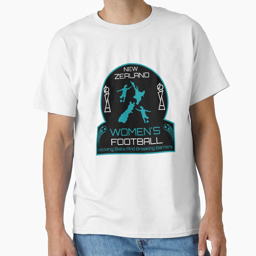 New Zealand Womens Football Soccer T-Shirt - Unique Graphic Unisex - T-Shirt, Sweatshirt, Hoodie