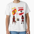 Spain vs Austria Funny Soccer Cats World Cup Fan Art - Adult & Kids T-Shirts, Sweatshirts & Hoodies apparel design preview 1
