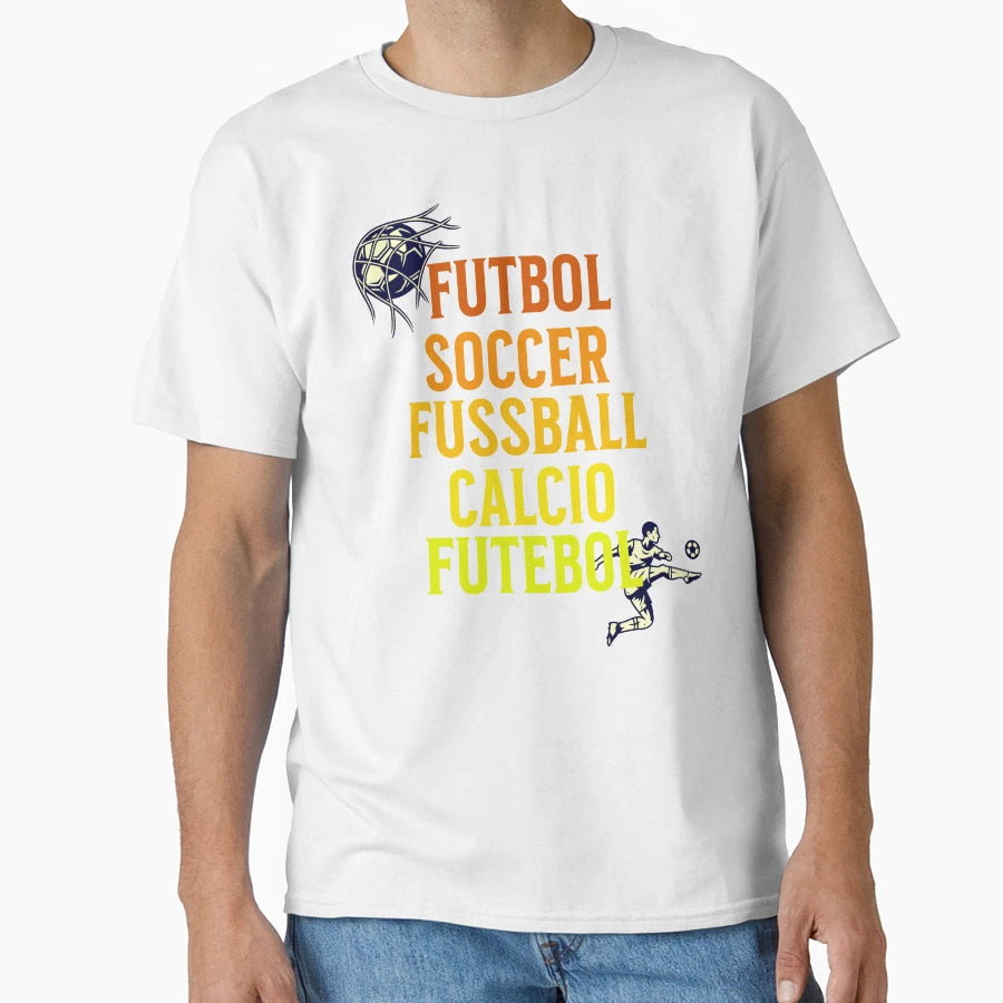 Futbol T-Shirt - Minimalist Print Men Women - T-Shirt, Sweatshirt, Hoodie