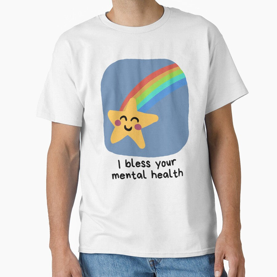 "I bless your mental health" positive affirmation by - Adult & Kids T-Shirts, Sweatshirts & Hoodies apparel design preview 1
