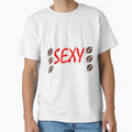 I Hate Being Sexy But Im Footballer T-Shirt - Minimalist Print Unisex - T-Shirt, Sweatshirt, Hoodie