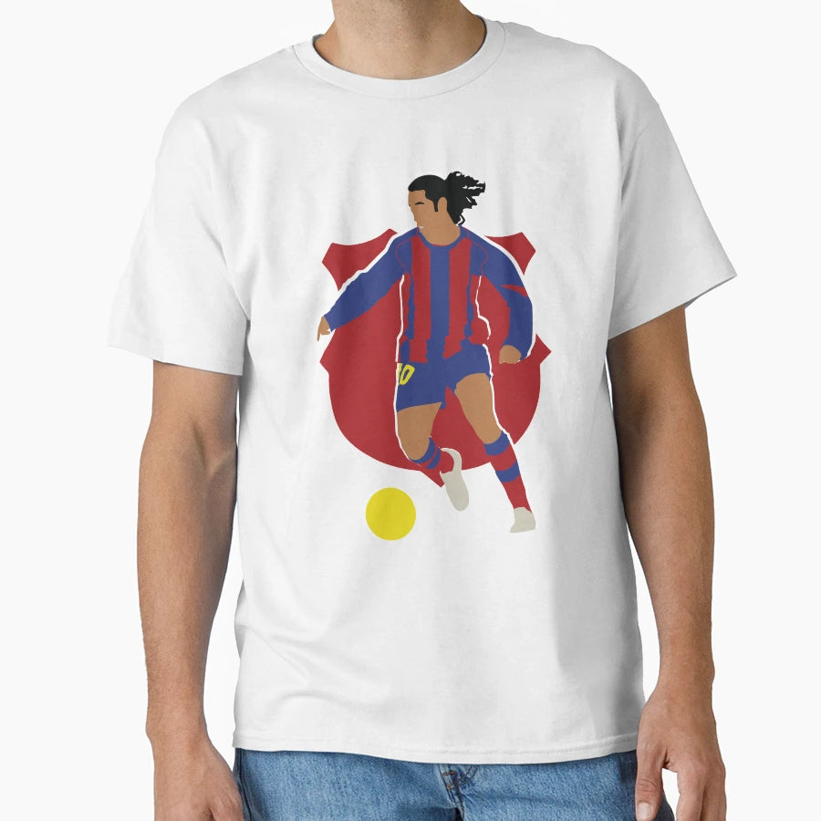 Ronaldinho Barcelona Legend T-Shirt - Streetwear Style Men Women - T-Shirt, Sweatshirt, Hoodie